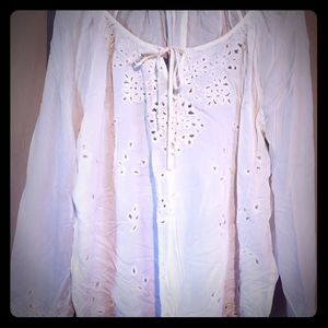 Lucky Brand Peasant Blouse